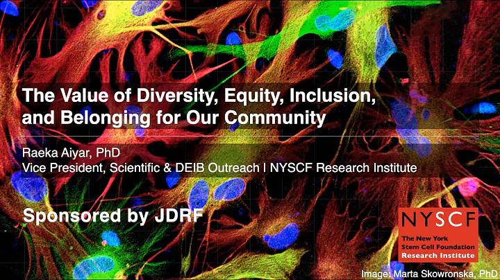 The Value of Diversity, Equity, Inclusion, and Belonging For Our Community (2022 NYSCF Conference)