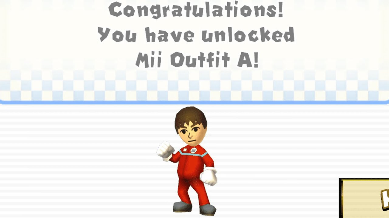 Mii, Mii Outfit A. How to Unlock Mii Outfit A in Mario Kart Wii1080P/...
