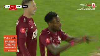 REZUMAT: CFR Cluj - Rapid 3-2. Petrescu, victorie cu emoţii la debut. Rapid a ratat penalty