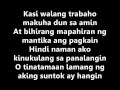 Salarin - Gloc 9 feat. Bamboo (lyrics)