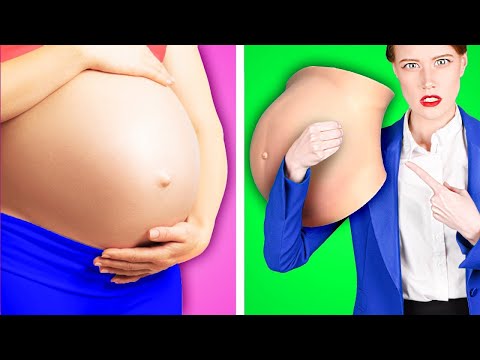 Fake Pregnant At School || Pregnancy Hacks & Pranking Ideas by Kaboom! GO