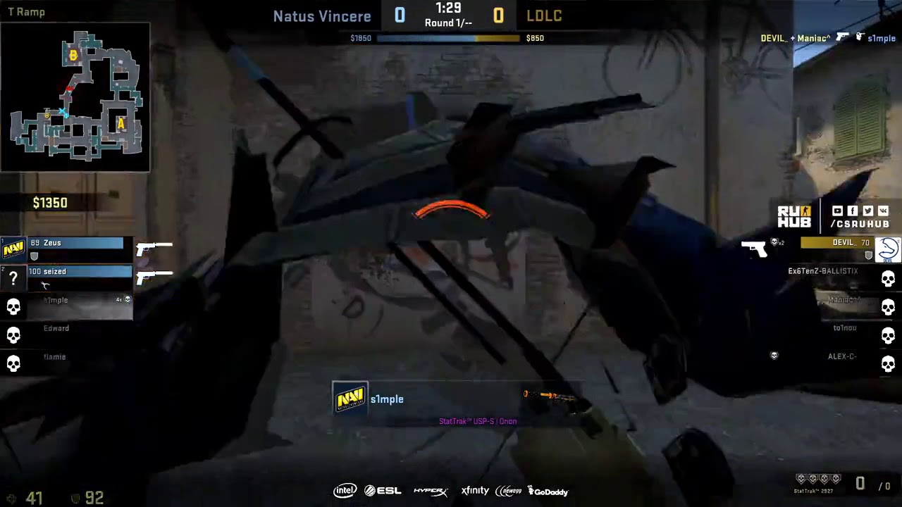 Quadrokill by s1mple vs LDLC @IEM Oakland