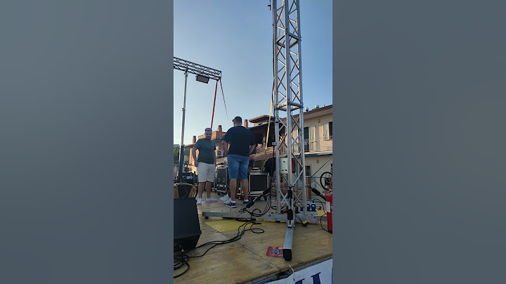 preparati in corso per la seconda serata della festa dell' organetto 2025@NicoloDiMattia