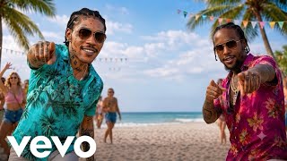 Vybz Kartel, Popcaan - Grid Lockdown (Official Lyrics Video)