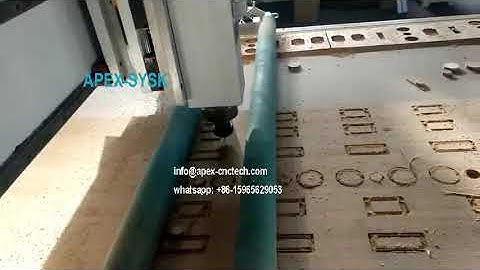 Jinan APEX Technology1325 1 bamboo wood working engraving video with pressing rollers 1