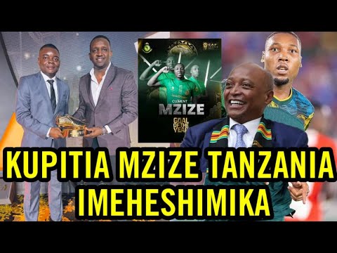 TANZANIA IMEFURAHI KIJANA MDOGO WA YANGA CLEMENT MZIZE AIPIGISHA SALUTI CAF