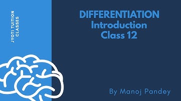 Differentiations || Formula and Differentiation of composite function ||Video 1|| Class 12 || CBSE