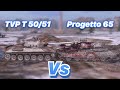 НА ЗАБИВ#49 | Чей БАРАБАН лучше | TVP T 50/51 vs Progetto 65 | Чехия или Италия | WoT Blitz