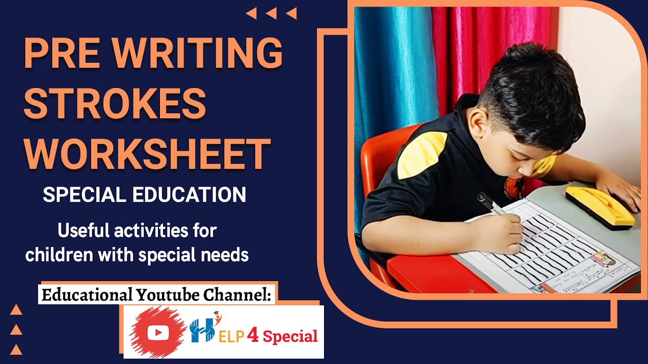 Pre Writing Strokes Worksheet Help 4 Special YouTube Pre Writing Strokes Worksheet Help 4 Special YouTube