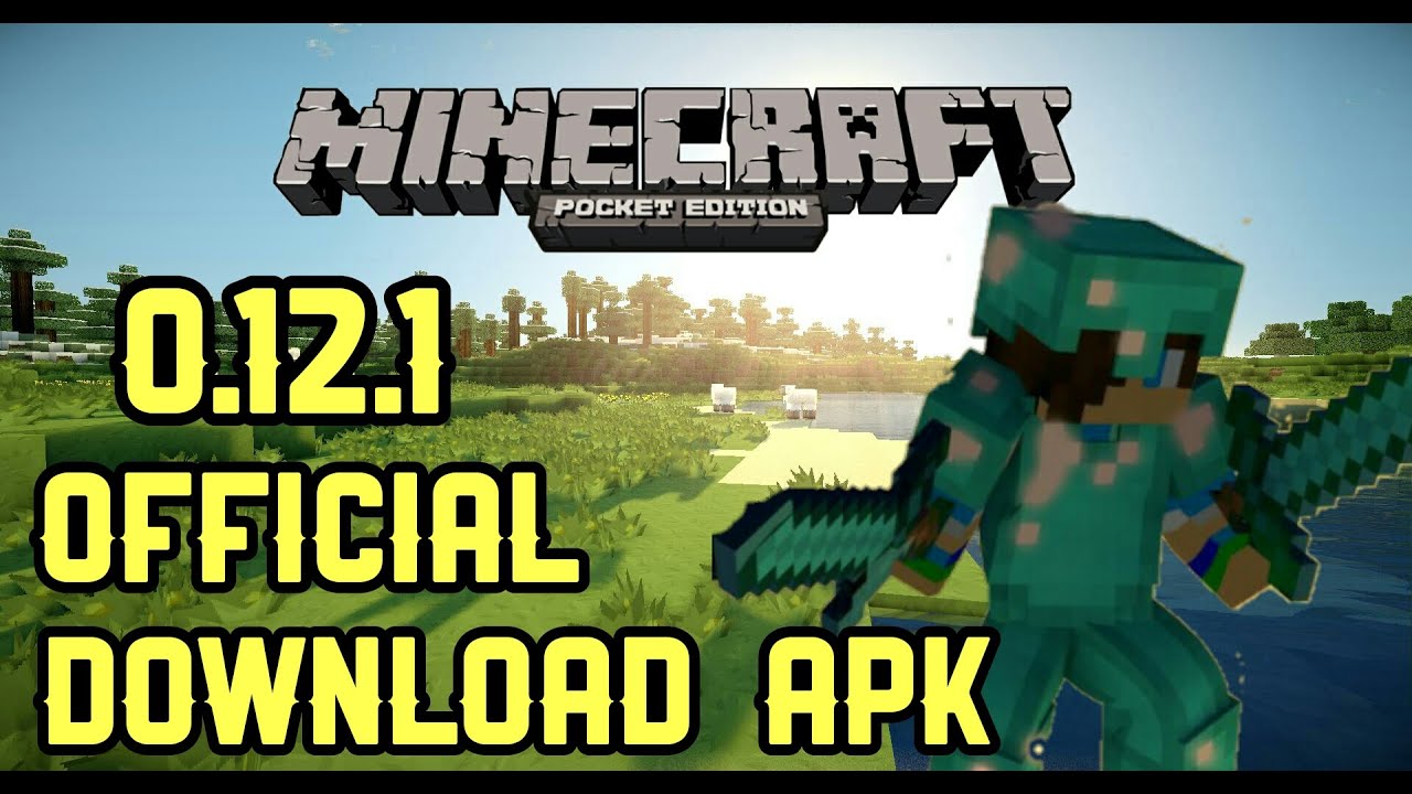 Minecraft Pe 0 12 1 Alpha Official Download Apk Youtube