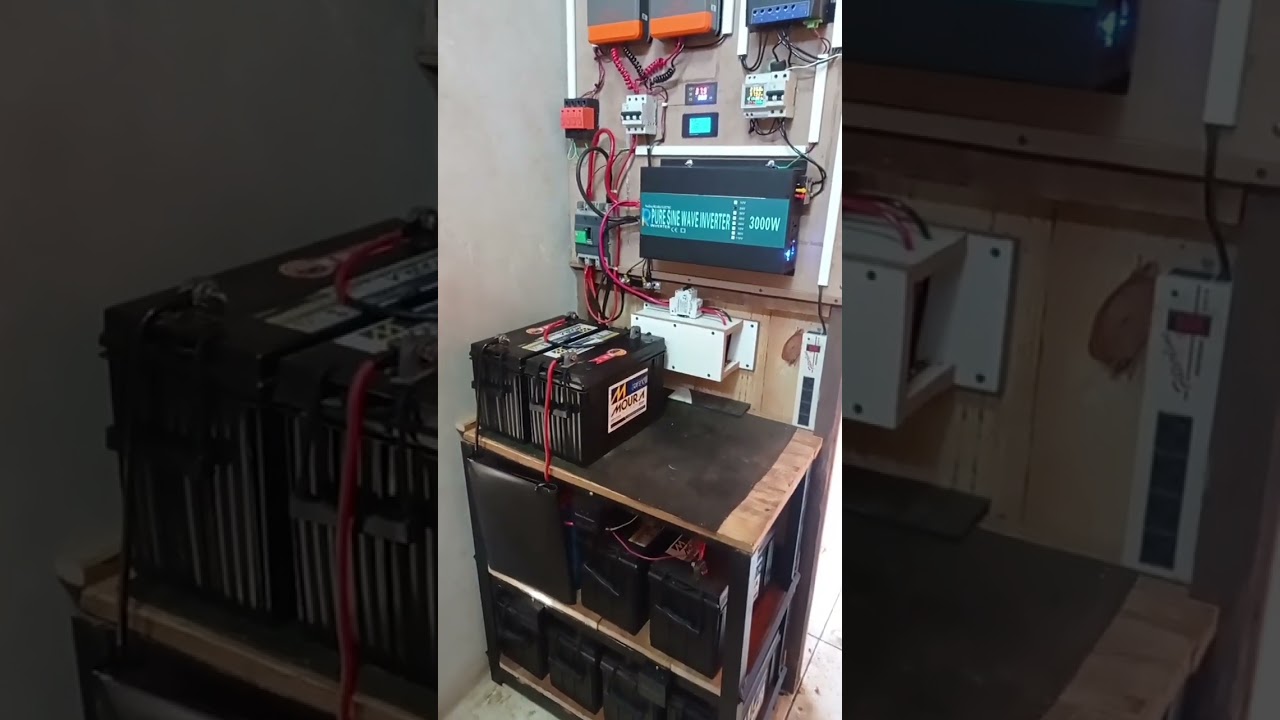 1050 AMPERES DE BATERIAS NO NOSSO SISTEMA SOLAR OFF GRID