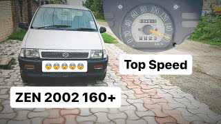 Maruti Zen 2002 Top Speed 160+kmph (11 seconds 0 to 100kmph ) fastest car ?