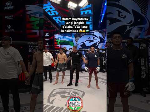 Hotam Boynazarov Yangi Jangi 😱 #shorts #uzb #uzbekistan #mma #ufc