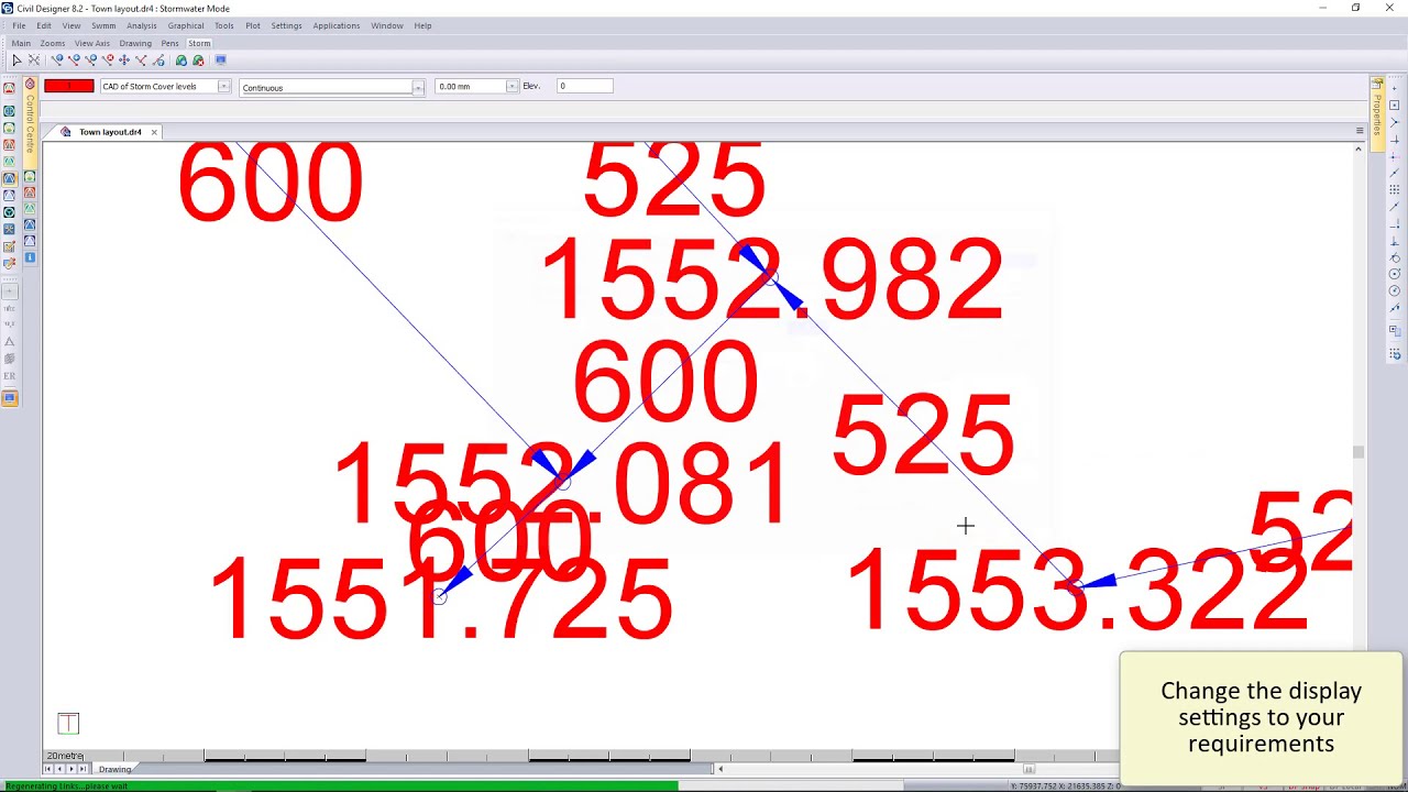 CIVIL DESIGNER Software: GIS Shapefiles to 3D stormwater model - YouTube