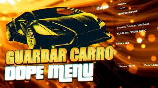 COMO GUARDAR CARRO SPAWNADO COM DOPE MENU, MOD MENU BARATINHO PARA UPAR CONTA NO GTAV ONLINE!! screenshot 1