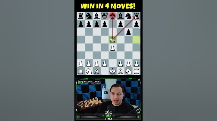 Win At Chess In 4 Moves