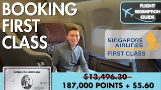 How to fly First Class for cheap (2024) Singapore Airlines Redemption Guide