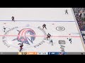 Fleury stretching for the puck (NHL 22)