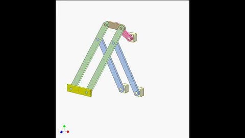 Double parallelogram mechanism 1