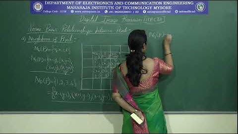 Basic Relationship  Between Pixels /7SEM/ECE/M1/S6