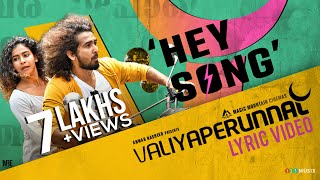 Hey Song Lyrical Video | Valiyaperunnal | Shane Nigam | Himika | Rex Vijayan | Saju Sreenivas