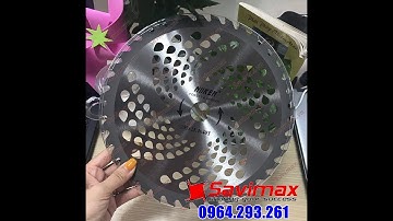 Lưỡi cắt cỏ hợp kim tròn siêu bền công nghệ Nhật Bản, dao phát cỏ tròn hợp kim an toàn và hiệu quả