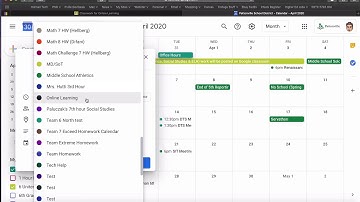 Using Google Classroom & Calendar to Schedule Online Learning