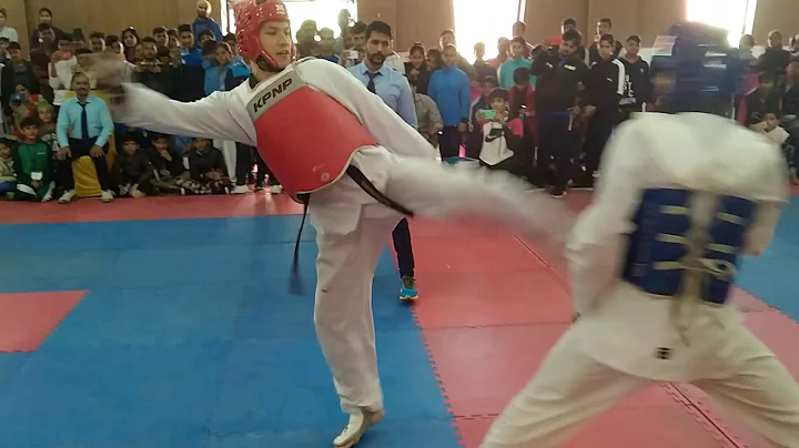 Syed Hassan Rezay Taekwondo Fight at Open national...