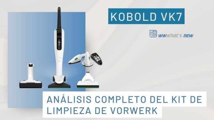 aspiradora vorwerk kobold vk 7 con 1 batería - escoba eléctrica duendecillo  sin cable : : Hogar y cocina