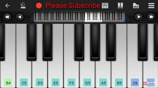 Ittefaq se ( Raat Baki ) Piano tutorial | Ittefaq |How to play Raat Baki on mobile piano| easy piano chords