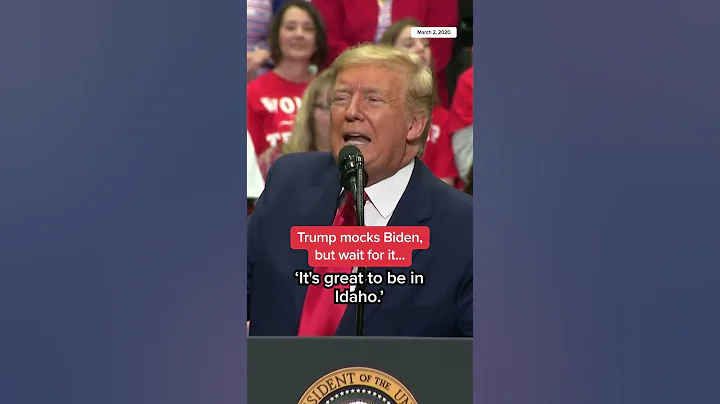 Trump mocks Biden, but wait for it..