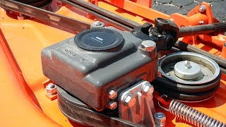 Kubota BX2380 50 hr service Mower Deck Gearbox Oil change