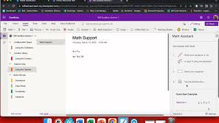Math Assistant In OneNote screenshot 2