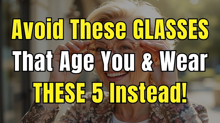 5 Glasses That Will Make You Look YEARS Younger Instantly!