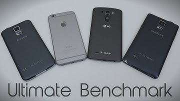 Galaxy Note 4 vs iPhone 6 vs LG G3 vs Galaxy S5 - Benchmark Test