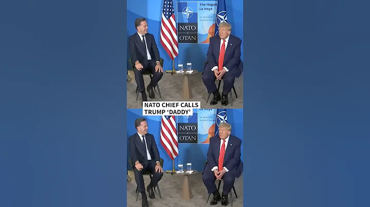 Who's the Daddy? Rutte raises eyebrows with new Trump nickname | AFP #shorts