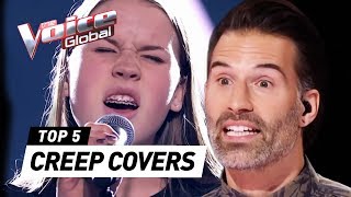 Video thumbnail of "BEST CREEP covers (Radiohead) in The Voice Kids"