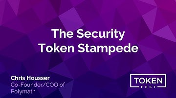 Chris Housser - The Security Token Stampede