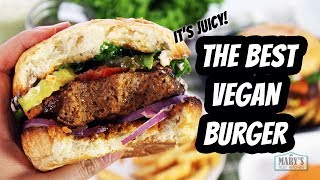 THE BEST VEGAN BURGER | Recipe by Mary's Test Kitchen