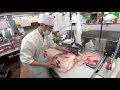ミートのマエダ 牛モモ肉の解体(1/8)｜大安亭市場　ICHIBA-KOBEプロジェクト