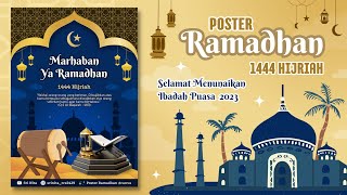 Cara Membuat Poster Ramadhan di Canva || 1444 H / 2023 screenshot 2