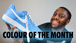 Air Force 1 Colour of the Month University Blue On Foot Review QuickSchopes 422 Schopes DM0576 400