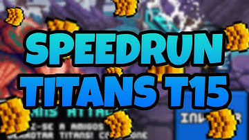 SPEEDRUN TITANS T15 🛡️BIT HEROES🛡️