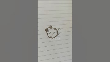 Cute things to draw when bored 💛 Part 11 #cute #drawing #sketch #simple #easy #cat #shorts