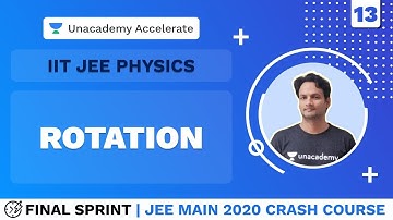 JEE Main 2020 Crash Course | Final Sprint | Rotation | Physics | NKC Sir