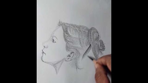 Portrait sketch 🫠 #art #drawing #pencildrawing