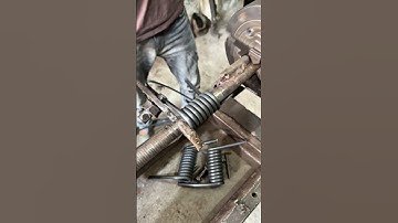 Turning Wire into Perfect Spring on Vintage Lathe #shorts