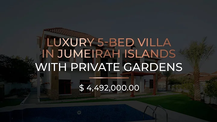 LUXURY 5-BED VILLA IN JUMEIRAH ISLANDS WITH PRIVATE GARDENS FOR SALE IN DUBAI | AX CAPITAL | 4K