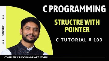 Structure with Pointer in C Programming | In Hindi