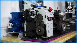 MINI LATHE TRANSFORMATION! DC motor to an AC motor 🔧 [Optimum D180x300]